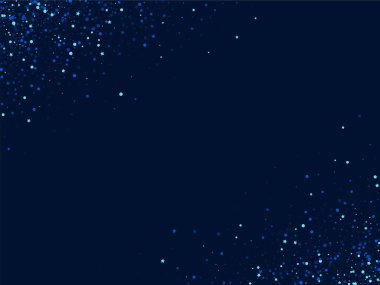 Beyaz Parlak Dijital Yıldız Şablonu. Mavi Soyut 