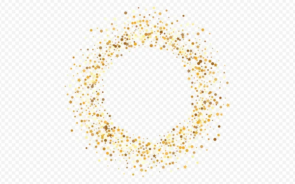 Gold Polka Art Fundal transparent. Bridal Dot — Vector de stoc
