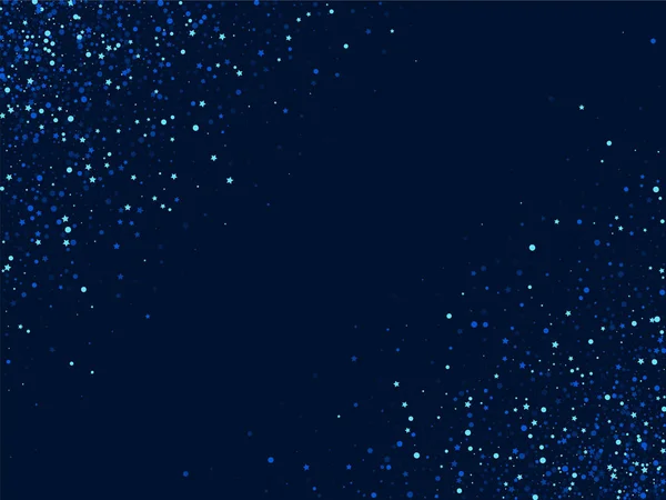 Fondo de pantalla de polvo digital de lujo azul. Festivo oscuro — Vector de stock