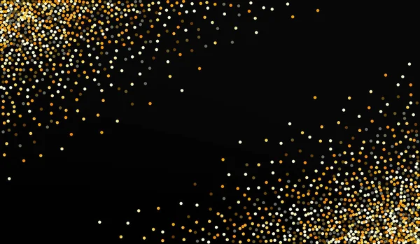 Золотой круглый прозрачный черный фон. Бумага — стоковый вектор