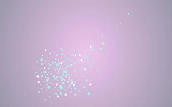 Fond bleu de célébration de poussière d'hologramme. — Image vectorielle