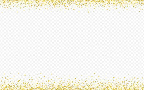 Oro Brillo Aniversario Fondo transparente. — Vector de stock