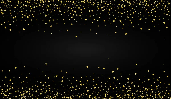 Arrière-plan noir nuptial Golden Shards. Résumé — Image vectorielle