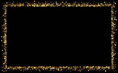 Sarı Su Sıçratan Gelin Kara Arkaplan. Vektör 