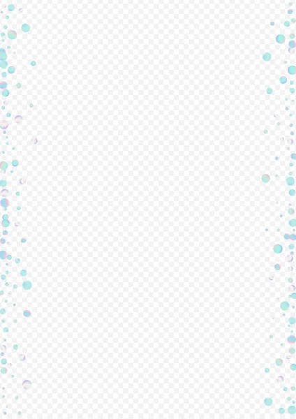 Hologram Confetti Vector Transparante achtergrond. — Stockvector