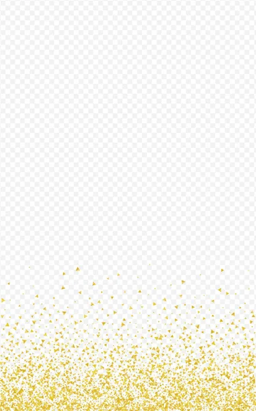 Fondo transparente festivo de brillo amarillo. — Vector de stock