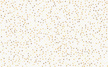 Altın Toz Kağıdı Şeffaf Arkaplan. Tatil 