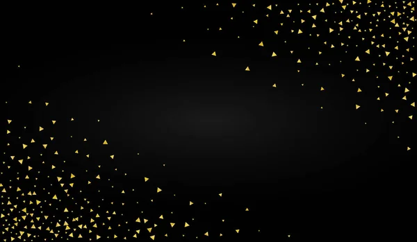 Amarelo Shard brilhante fundo preto. Luz —  Vetores de Stock