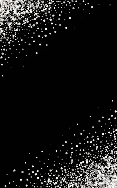 Ασημένιο Sparkle μοντέρνο μαύρο φόντο. Διακοπές — Διανυσματικό Αρχείο