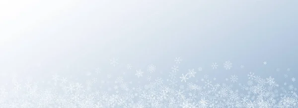 Argent vecteur de neige fond gris. Lumière — Image vectorielle