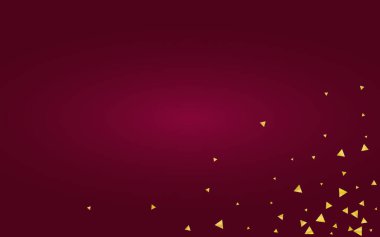 Altın Üçgen Soyut Burgonya Arkaplanı. 