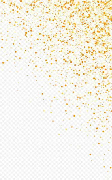 Efecto Golden Splash Fondo transparente. — Vector de stock