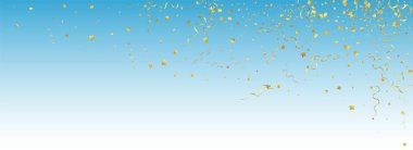 Altın Sarmal Soyut Vektör Panoramik Mavi 