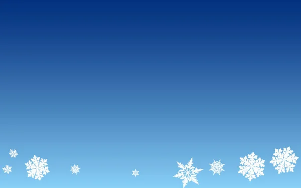 Gris Nieve Panorámico Vector Fondo Azul. Nuevo — Vector de stock