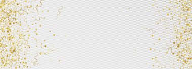 Altın Akıcı Yıldönümü Vektörü Panoramik 