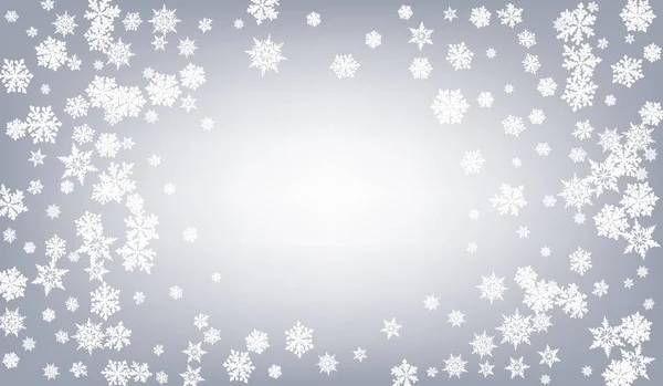 Серебряная снежинка — стоковый вектор