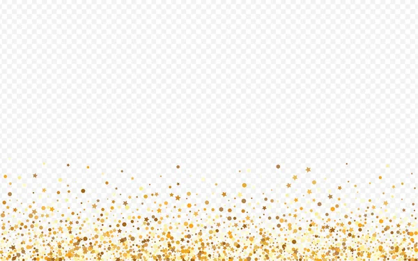 Sárga Sequin Glamour Átlátszó háttér. — Stock Vector