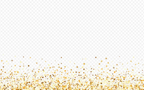 Yellow Sequin Glamour transparante achtergrond. — Stockvector