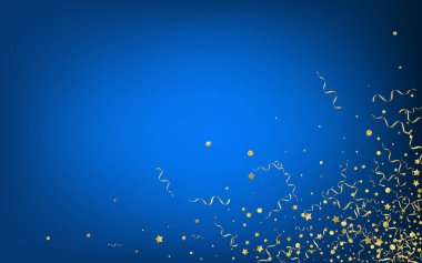 Sarı Yılan Uçan Vektör Mavi Arkaplan. 