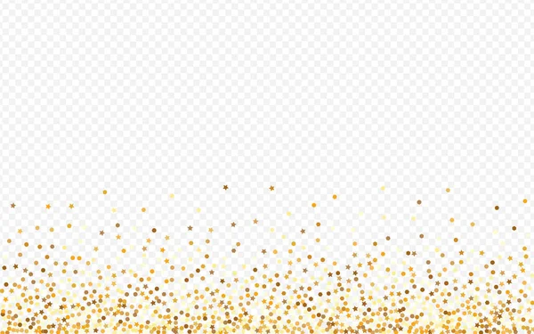 Golden Dot Rich Transparenter Hintergrund. Papier — Stockvektor