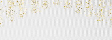 Altın Astar Parlak Vektör Panoramik Şeffaf 