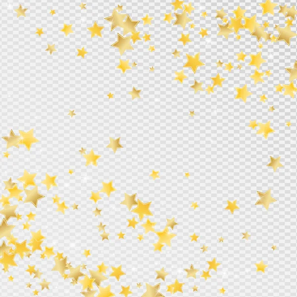 Жовті Різдвяні зірки Вектор Прозорий — стоковий вектор