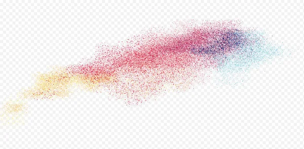 Gökkuşağı Holi Uçan Vertor Şeffaf 