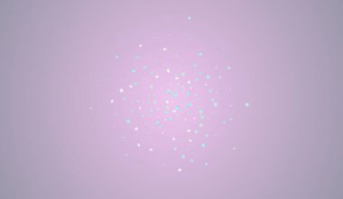 Renkli Nokta Davetiyesi Mavi Arkaplan. Gradyan 