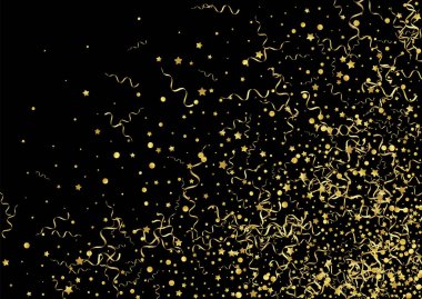 Sarı Yılan Kağıt Vektörü Siyah Arkaplan. 