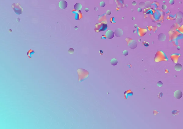 ネオン3Dヒップスターベクトルブルーの背景。幾何学 — ストックベクタ