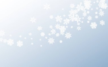 Gümüş Kar Panoramik Vektör Gri Arkaplan. 