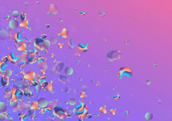 虹色の要素メンフィスベクターブルー — ストックベクタ