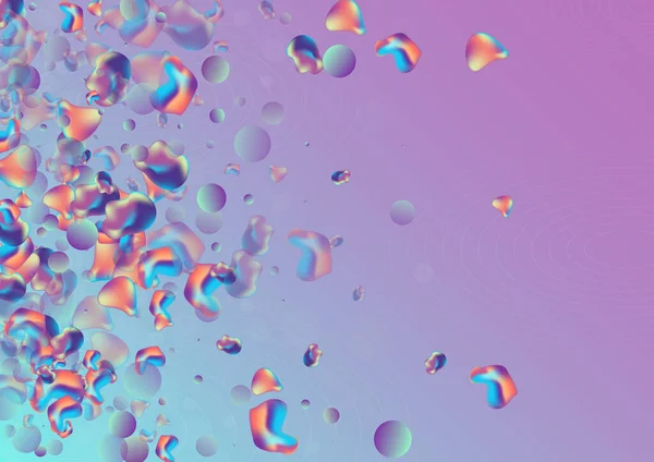 Світло-бульбашковий сучасний векторний синій фон. партії — стоковий вектор