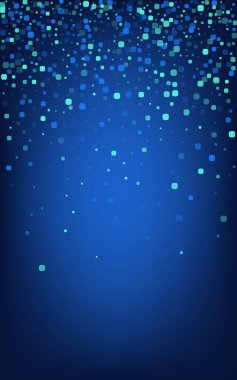 Turkuaz Konfeti Soyut Mavi Vektör 