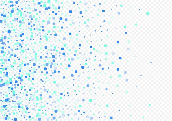 Vetor de queda de partículas azul transparente —  Vetores de Stock