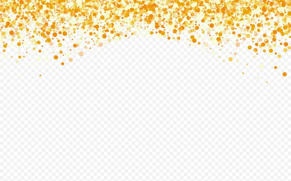 Golden Sparkle Transparente Transparente — Vetor de Stock