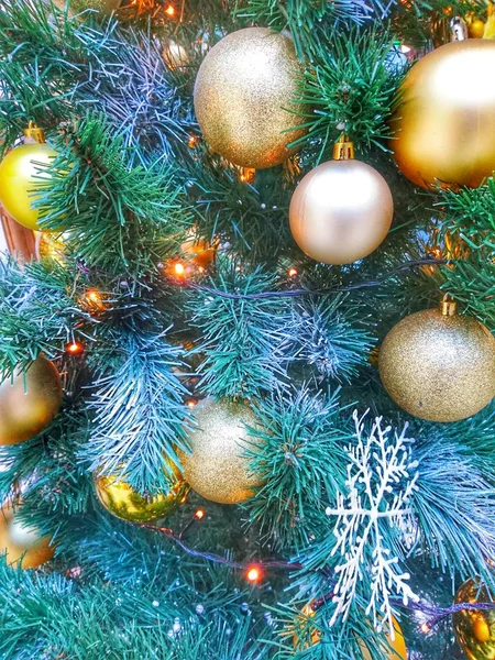 Luminosi Brillanti Colorati Giocattoli Natale Decorazioni Casa Creare Umore Festivo — Foto Stock