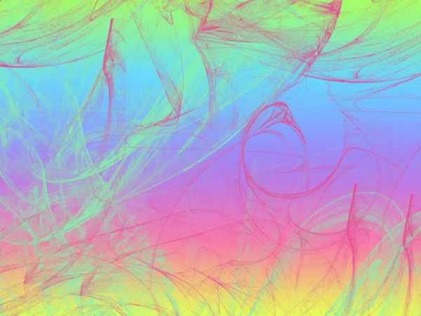 Schöne Zarte Violette Digital Erzeugte Abstraktion — Stockfoto