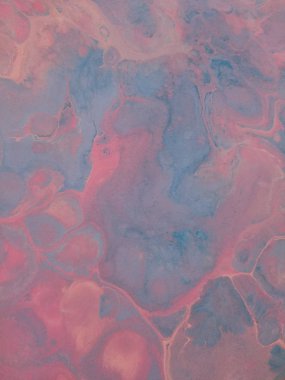 Akrilik boyalarla boyanmış renk soyut görüntü