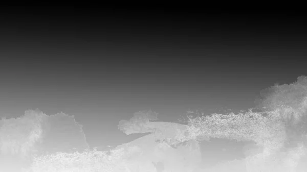 Siyah Arka Plan Üzerinde Açık Gri Boya Darbeleri — Stok fotoğraf
