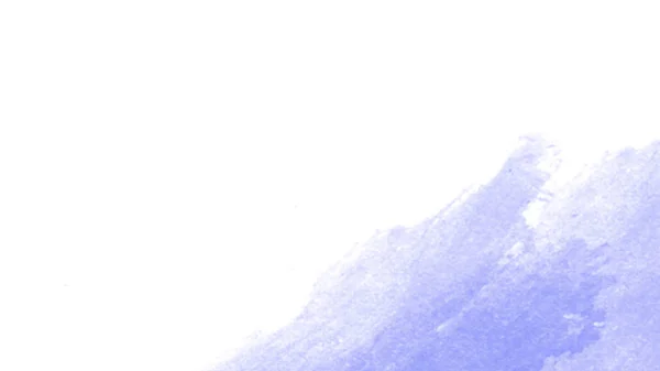 Синє Абстрактне Акварельне Зображення Білому Папері — стокове фото