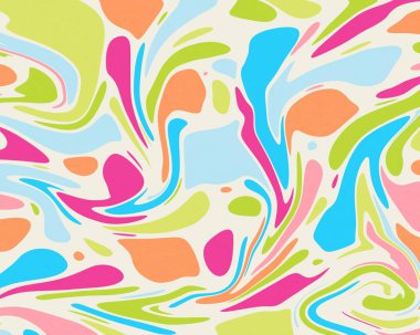 İyi bir ruh hali için parlak kahverengi soyutlama