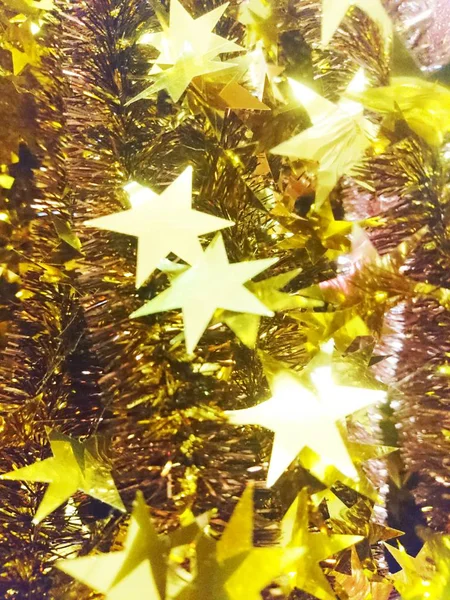 Fond Noël Étoiles Brillantes Brillantes — Photo