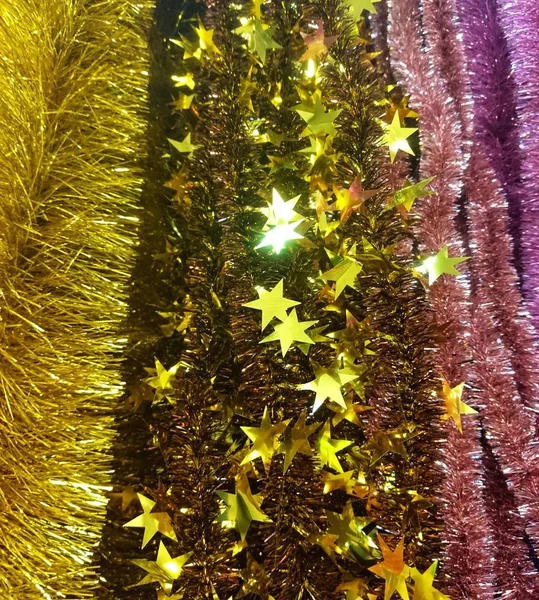 Fondo Navidad Estrellas Brillantes Brillantes —  Fotos de Stock