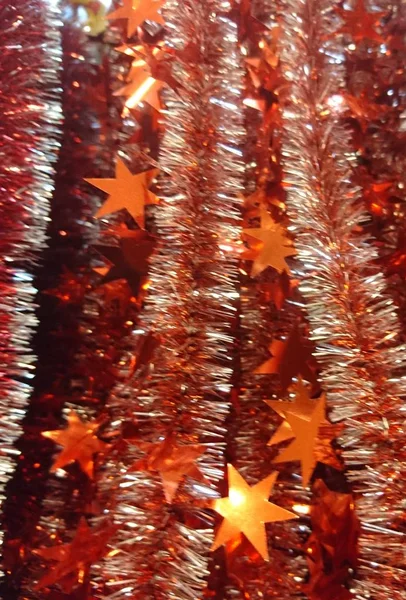 Weihnachten Hintergrund Hell Glänzende Sterne — Stockfoto