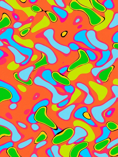 多彩的抽象图形元素 动态彩色形状和线条 带有流动液体形式的横幅和模板 — 图库照片