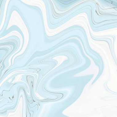 Soyut grafik elementlerin mavi seti. Dinamik renk şekilleri ve çizgiler. Akan sıvı formlu kademeli pankartlar. Tasarım broşürü veya sunumu için şablon. 