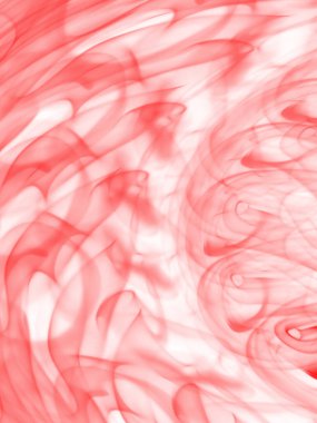 Beyaz arka planda plastik şekiller ve çizgiler. Soyut görüntü. Sıvı.