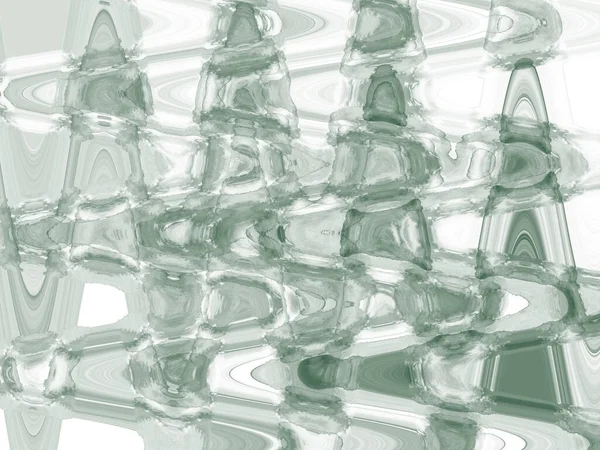 绿色抽象流畅的线条和形状 明亮的背景 封面设计模板 — 图库照片