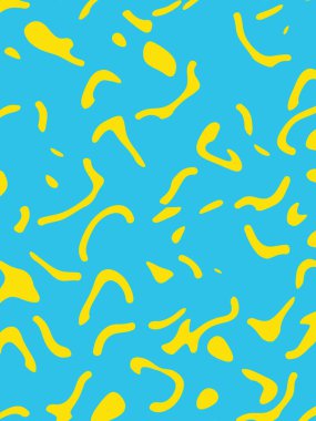 Mavi soyut düz çizgiler ve şekiller. Parlak bir arka plan. Broşür, kart, broşür, kapak, sunum tasarımı için şablon. 